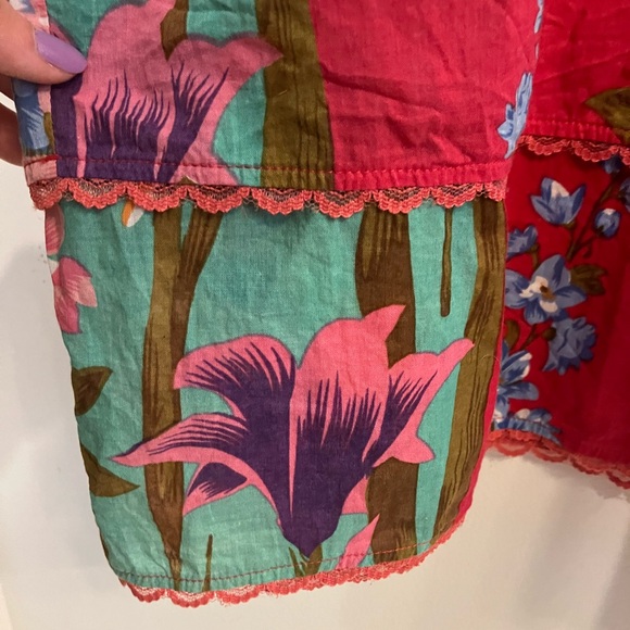 Annah Stretton 100% Cotton Lightweight Floral Dress Size Large - Picture 4 of 5